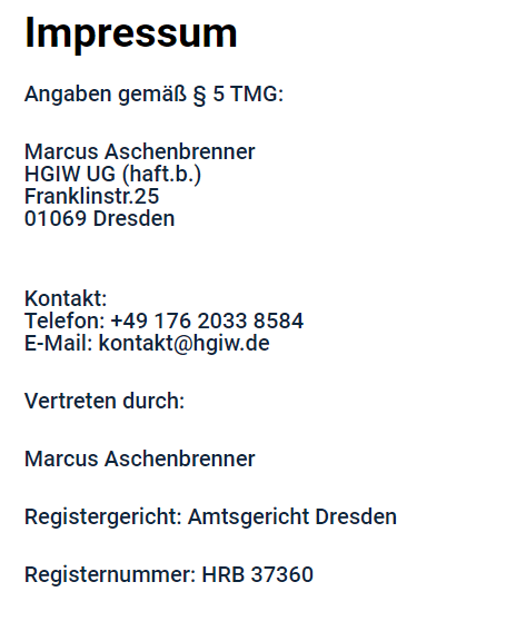impressum